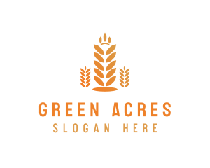 Rice Grain Farm logo design