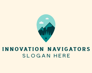 Mountain Travel Navigator logo design