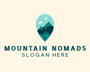 Mountain Travel Navigator logo design