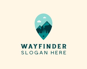 Mountain Travel Navigator logo design