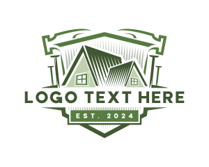 Roofing Hammer Construction Logo