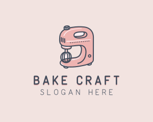 Baking Stand Mixer logo design