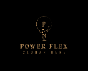 Atlas Power Fitness logo design