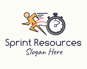 Runner Sprint Stopwatch Timer logo