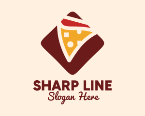 Pizzeria Pizza Box Logo