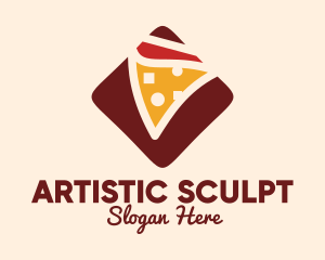 Pizzeria Pizza Box logo design