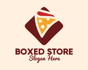 Pizzeria Pizza Box logo design