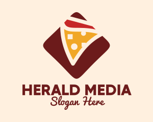 Pizzeria Pizza Box logo design