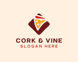 Pizzeria Pizza Box logo design