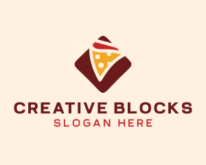 Pizzeria Pizza Box logo design