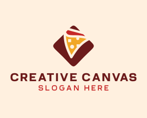 Pizzeria Pizza Box logo design