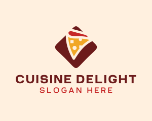 Pizzeria Pizza Box logo design