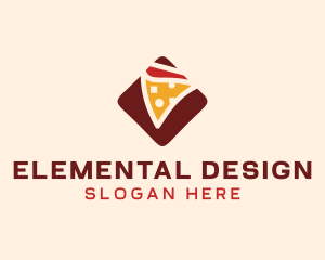 Pizzeria Pizza Box logo design