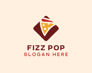 Pizzeria Pizza Box logo design