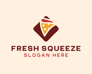 Pizzeria Pizza Box logo design