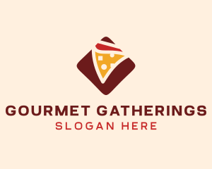 Pizzeria Pizza Box logo design