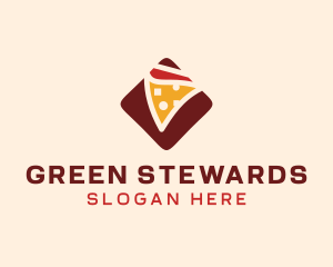 Pizzeria Pizza Box logo design