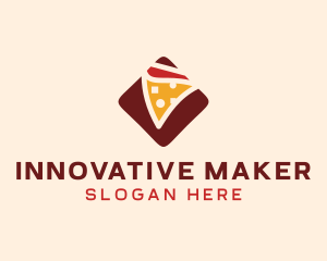 Pizzeria Pizza Box logo design