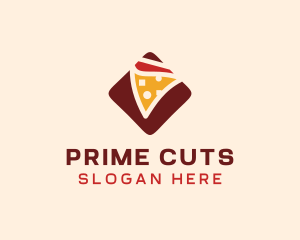 Pizzeria Pizza Box logo design