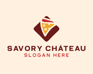 Pizzeria Pizza Box logo design