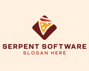 Pizzeria Pizza Box logo design