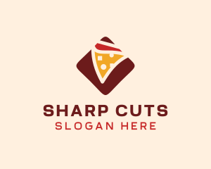 Pizzeria Pizza Box logo design