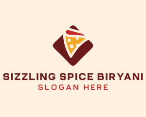 Pizzeria Pizza Box logo design