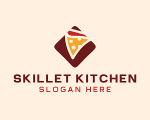 Pizzeria Pizza Box logo design