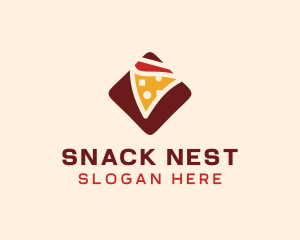 Pizzeria Pizza Box logo design