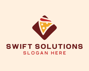 Pizzeria Pizza Box logo design