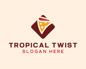 Pizzeria Pizza Box logo design