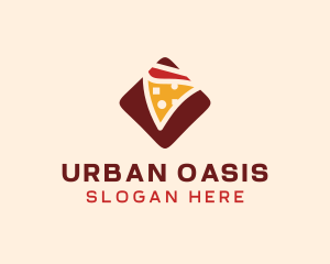 Pizzeria Pizza Box logo design