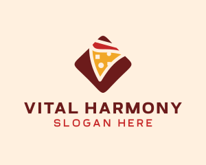 Pizzeria Pizza Box logo design