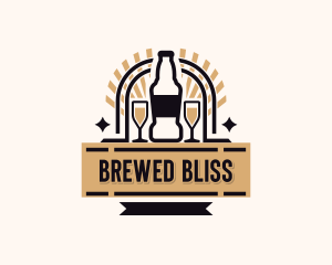 Craft Beer Brewery logo design