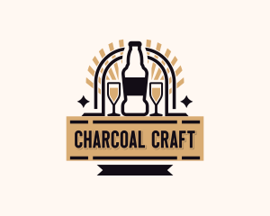 Craft Beer Brewery logo design