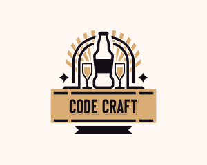 Craft Beer Brewery logo design