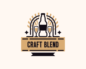 Craft Beer Brewery logo design