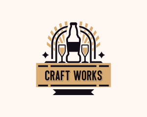 Craft Beer Brewery logo design