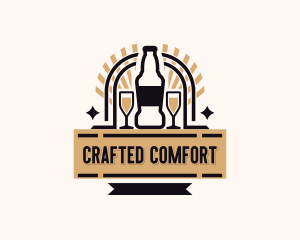 Craft Beer Brewery logo design