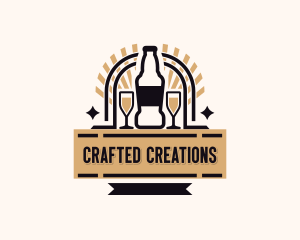 Craft Beer Brewery logo design