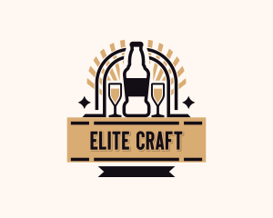 Craft Beer Brewery logo design