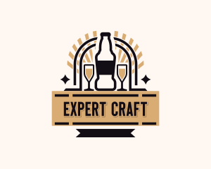 Craft Beer Brewery logo design