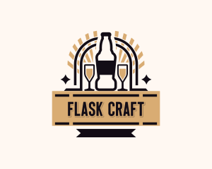 Craft Beer Brewery logo design