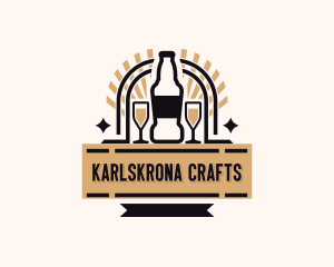 Craft Beer Brewery logo design