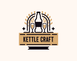 Craft Beer Brewery logo design