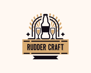 Craft Beer Brewery logo design