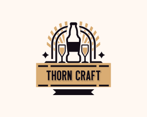 Craft Beer Brewery logo design