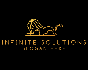 Finance Lion Monoline Logo