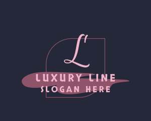 Beauty Salon Cosmetics Paint logo design