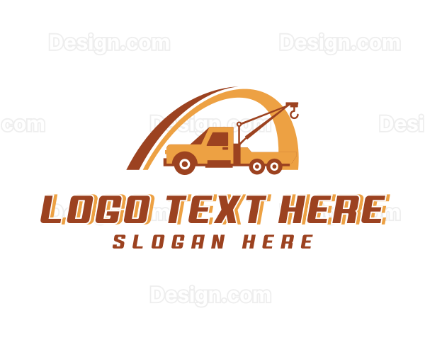 Industrial Crane Truck Logo